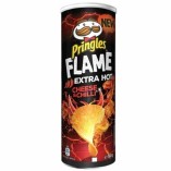 Pringles Flame Spicy BBQ, 160 гр, уценка