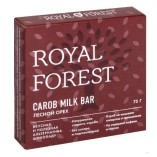 Royal Forest шоколад из кэроба лесной орех, 75 гр