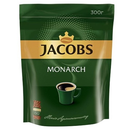 Jacobs Monarch Velvet, растворимый, м/у, 300 гр