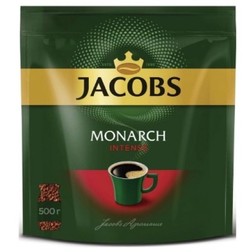 Jacobs Monarch Intense, растворимый, м/у, 500 гр