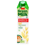 Green Milk Barista напиток овсяный, 1л