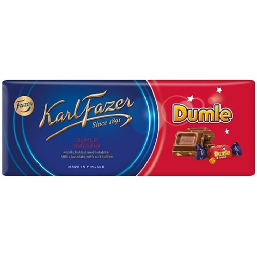 Karl Fazer шоколад молочный Dumle, 200 гр