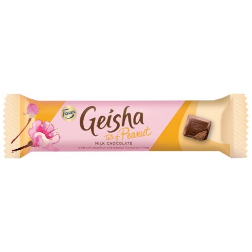 Fazer шоколад молочный Geisha с арахисом, 37 гр