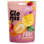 Gloriss FLÖR арахис в белом шоколаде с манго и чили, 65 гр