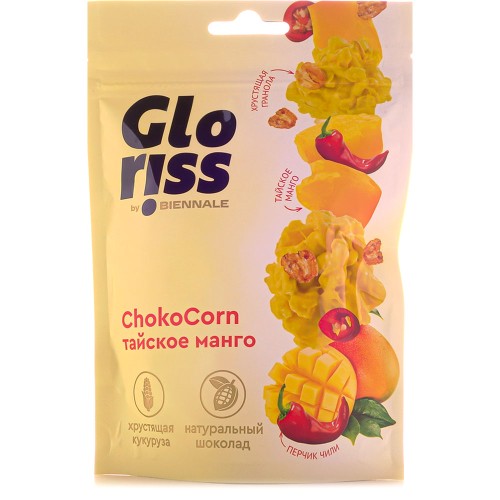 Gloriss ChokoCorn конфеты глазированные с манго, 90 гр