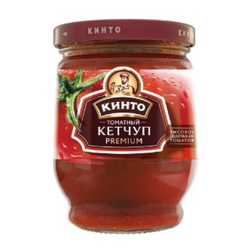 Кинто кетчуп томатный премиум, 320 гр