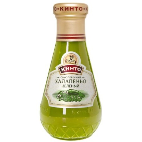 Кинто соус перечный халапеньо зеленый, 190 гр