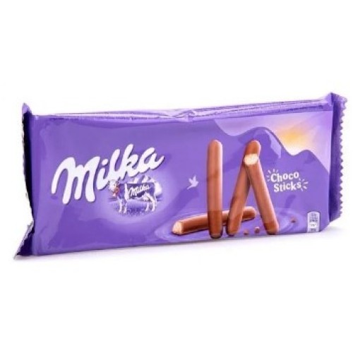 Milka печенье Lila Choco Sticks, 112 гр