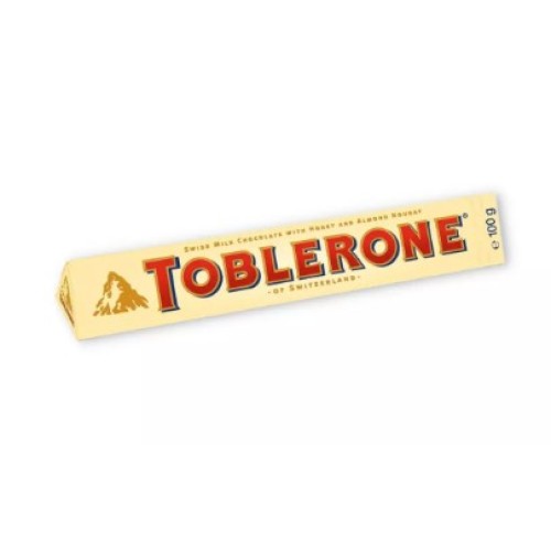 Toblerone шоколад молочный с медово-миндальной нугой, 100 гр