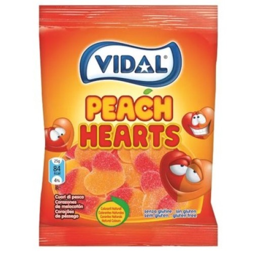Vidal мармелад Персиковые сердечки, 90 гр