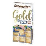 Schogetten Gold шоколад молочный с черникой и кешью, 100 гр