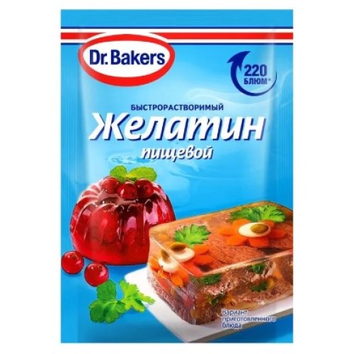 Dr. Bakers желатин пищевой, 10 гр