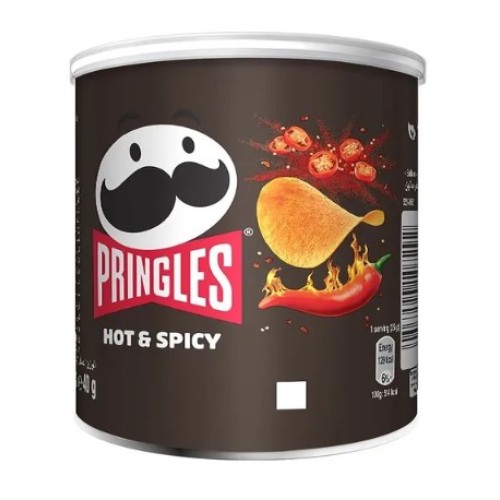 Pringles чипсы картофельные острые с пряным вкусом, 40 гр