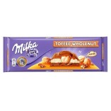 Milka шоколад молочный Toffee Ganznuss с карамелью и фундуком, 300 гр