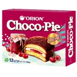 Orion печенье Choco Pie со вкусом вишни, 12 х 30 гр