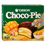 Orion печенье Choco Pie со вкусом манго, 12 х 30 гр