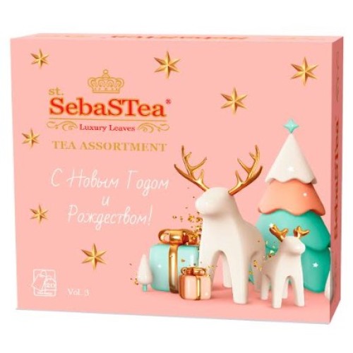 SebaStea чай ассорти Feista I, розовый, 20 пакетиков 