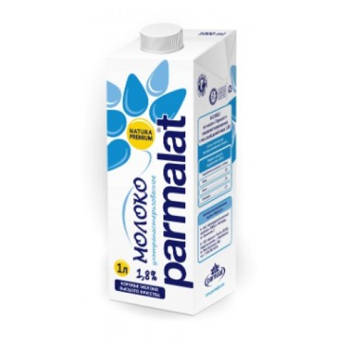 Parmalat молоко 1,8%, 1л