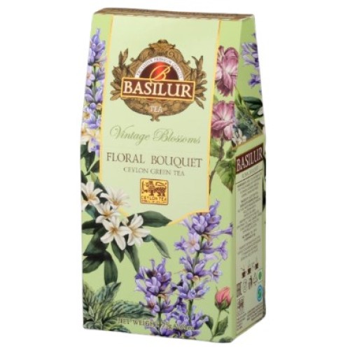 Basilur чай зеленый Floral Bouquet, 75 гр