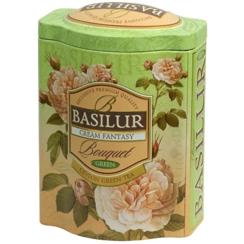 Basilur чай зеленый Cream Fantasy, жесть, 100 гр