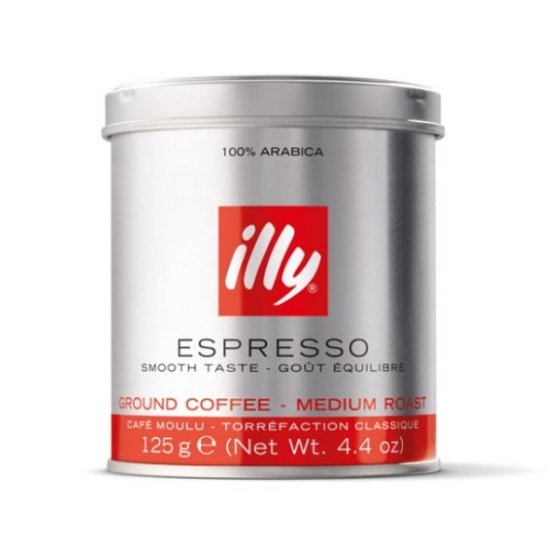 illy Espresso, молотый, средняя обжарка, 125 гр