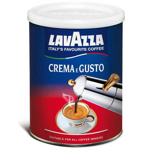 Lavazza Crema e Gusto, молотый, ж/б, 250 гр.