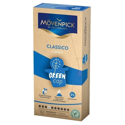 Movenpick Classico Green cap, для Nespresso, 10 шт
