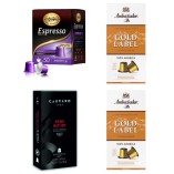 Четыре упаковки кофейных капсул для Nespresso