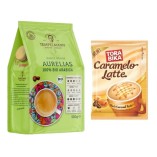 Кофе в зернах и кофе растворимый 4 упаковки