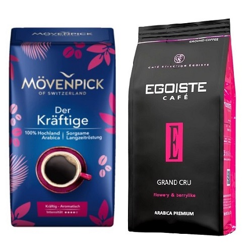 Молотый кофе Movenpick и Egoiste Молотый кофе Movenpick и Egoiste