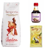 Кофе в зернах, соус Терияки и финиковые батончики