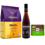 Кофе зерно Lofbergs, сироп и молочный шоколад