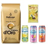 Кофе зерновой Dallmayr, три пива и финиковые батончики