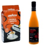 Кофе молотый Lavazza и сироп