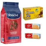 Кофе в зернах Borbone, Chocopie и 2 печенья