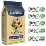 Кофе в зернах и мята Dirol