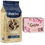 Кофе в зернах Borbone и шоколадные конфеты