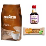 Кофе в зернах, соус Терияки и грильяж