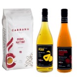 Кофе в зернах, сироп Груша, сироп Маракуйа