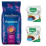 Кофе в зернах и 2 кокосовые сливки