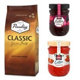 Кофе зерновой, джем и желе