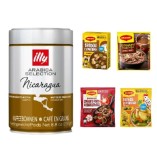 Кофе в зернах и 4 вида приправ