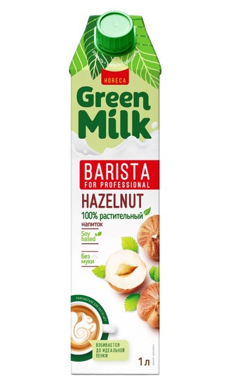 Green Milk Professional напиток соевой основе Лесной орех, 1л
