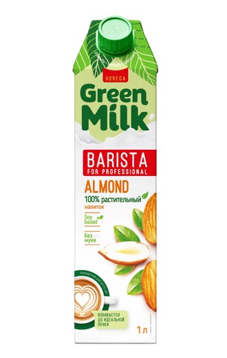 Green Milk Professional напиток соевой основе Миндаль, 1л
