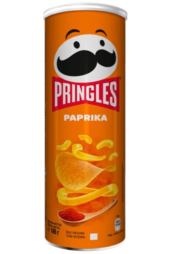 Pringles чипсы картофельные Паприка, 165 гр